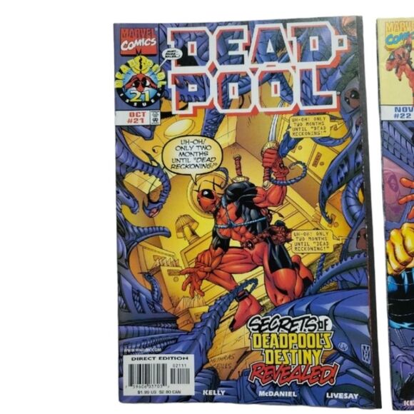 DEADPOOL Comics #21 & #22 (1998) (x2) - Picture 2 of 6